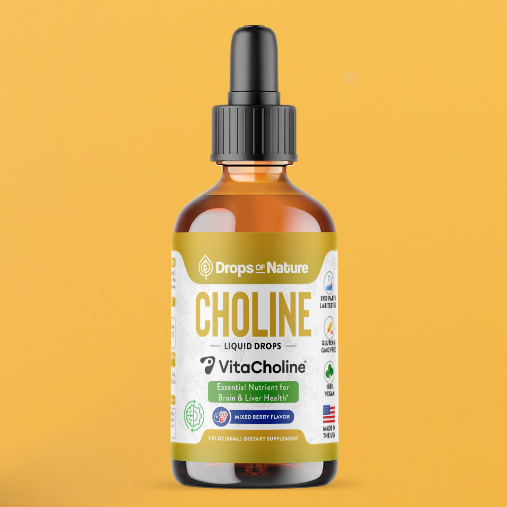 Choline Liquid Drops Supplement