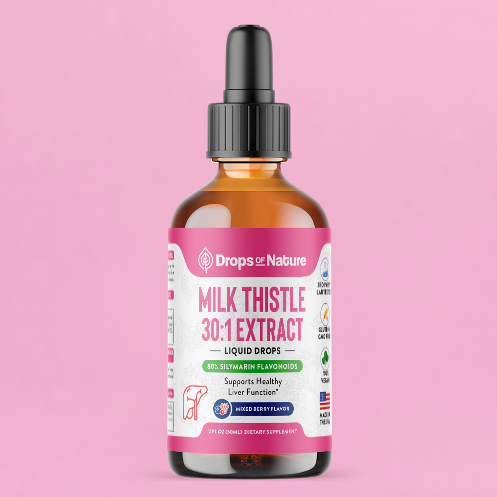 Milk Thistle 30:1 Extract Liquid Drops Supplement