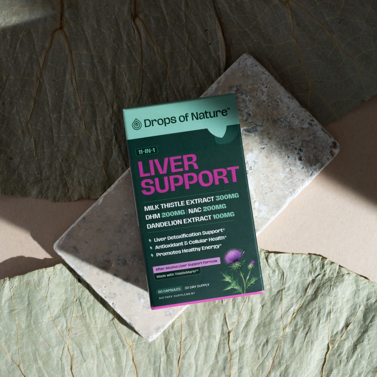 11-in-1 Liver Support bottle and box.
