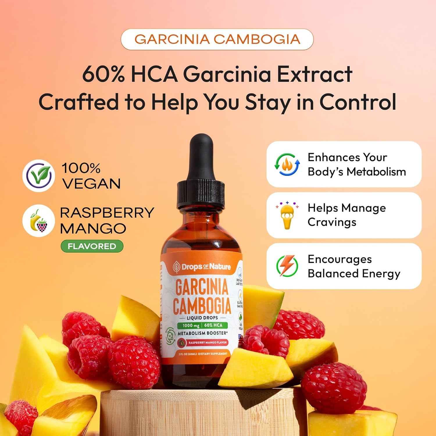 Garcinia Cambogia Liquid Drops Supplement