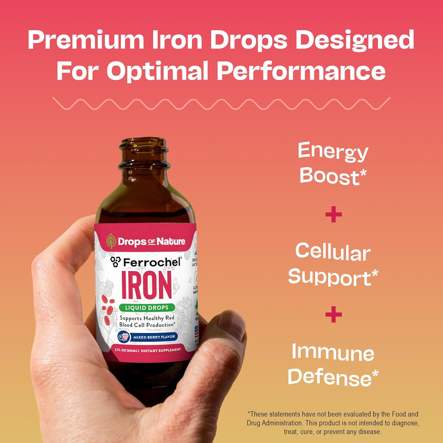 Iron Liquid Drops Supplement
