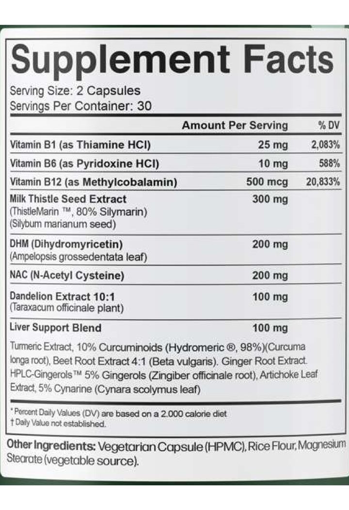 Supplement Facts label
