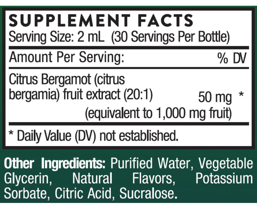 Supplement Facts label
