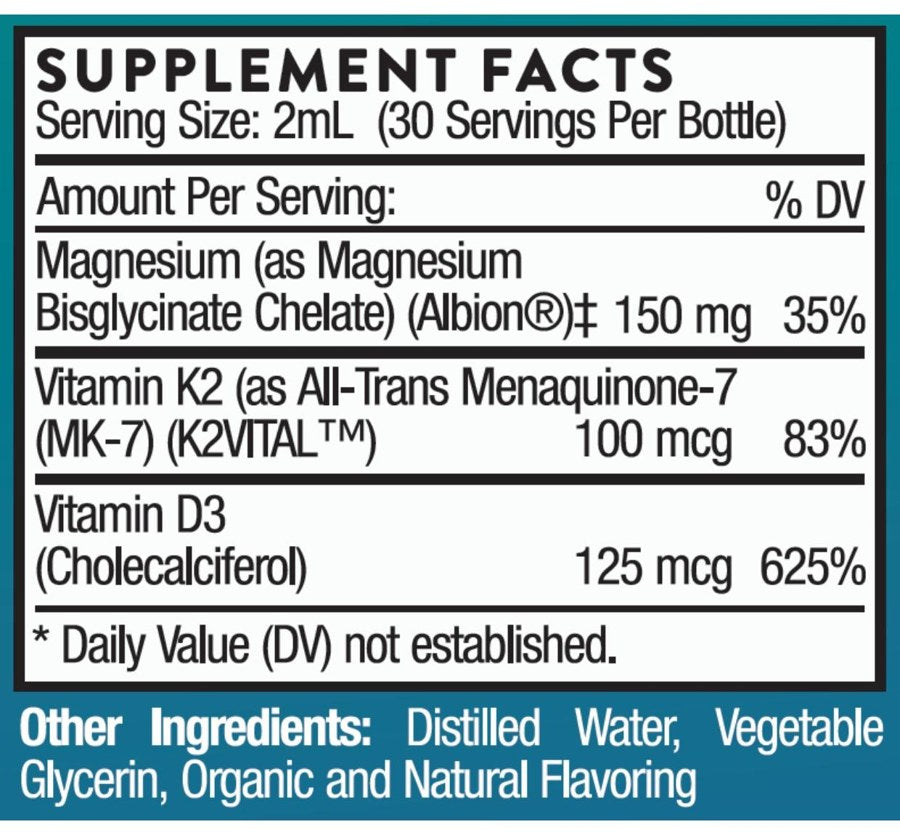 Supplement Facts label
