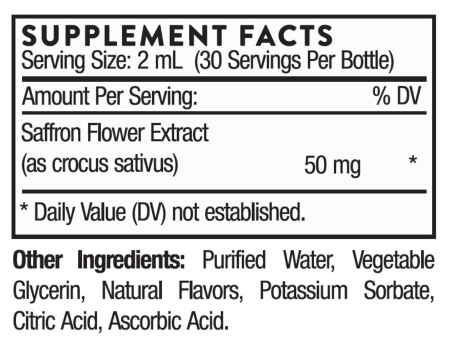 Supplement Facts label